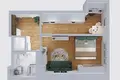 2 bedroom apartment 36 m² Capital City of Prague, Czech Republic