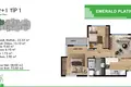 Квартира 3 комнаты 75 м² Мезитли, Турция