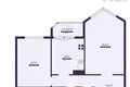 Apartamento 2 habitaciones 66 m² Cyrvonaja Slabada, Belarús