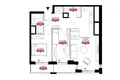 Apartamento 3 habitaciones 62 m² Varsovia, Polonia