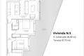 Mieszkanie 2 pokoi 53 m² San Pedro del Pinatar, Hiszpania