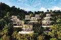 Kompleks mieszkalny Complex of villas with swimming pools and sea views, Samui, Thailand