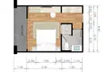 Студия 1 комната 28 м² Карон, Таиланд