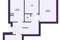 2 room apartment 37 m² Viazań, Belarus