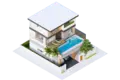 Villa de tres dormitorios 400 m² Choeng Thale, Tailandia