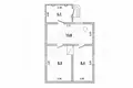 Casa 33 m² Radvanicki sielski Saviet, Belarús