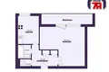 Appartement 1 chambre 38 m² Maladetchna, Bélarus