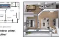 Mieszkanie 3 pokoi 91 m² Kłajpeda, Litwa