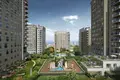 Complexe résidentiel New residence with swimming pools, green areas and a spa center close to highways, Istanbul, Turkey