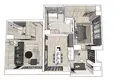 Appartement 2 chambres 106 m² Poznan, Pologne