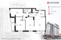 Apartamento 3 habitaciones 102 m² Minsk, Belarús