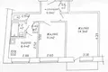 2 room apartment 41 m² Minsk, Belarus