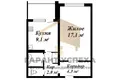 Квартира 1 комната 38 м² Брест, Беларусь