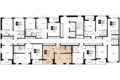 2 room apartment 42 m² Leninsky District, Russia