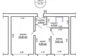 2 room apartment 45 m² Muchaviecki sielski Saviet, Belarus