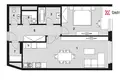 Wohnung 3 zimmer 73 m² Hauptstadt Prag, Tschechien