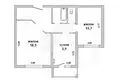 2 room apartment 59 m² Brest, Belarus