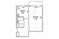 Wohnung 1 zimmer 33 m² Pruschany, Belarus