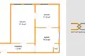 Appartement 2 chambres 48 m² Viasieja, Bélarus