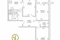 Apartamento 3 habitaciones 76 m² Minsk, Belarús