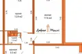 Wohnung 2 zimmer 61 m² Minsk, Belarus