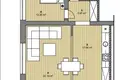 Apartamento 2 habitaciones 63 m² Kaunas, Lituania