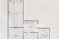 3 room apartment 64 m² Minsk, Belarus