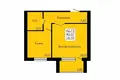 Apartamento 1 habitación 43 m² Zhodino, Belarús