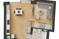 Wohnung 1 zimmer 34 m² Warschau, Polen