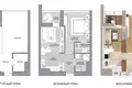 Квартира 2 комнаты 38 м² Минск, Беларусь