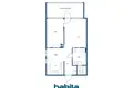 Квартира 2 комнаты 57 м² Helsinki sub region, Финляндия
