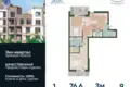 1 room apartment 77 m² Russia, Russia