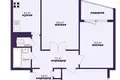 Квартира 3 комнаты 64 м² Молодечно, Беларусь