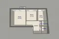 Wohnung 2 zimmer 67 m² Minsk, Belarus