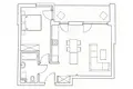 Mieszkanie 2 pokoi 54 m² Warszawa, Polska