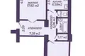 2 room apartment 57 m² Minsk, Belarus