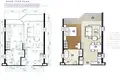 Квартира 1 комната 60 м² Чонг Тале, Таиланд