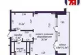 Квартира 1 комната 47 м² Минск, Беларусь