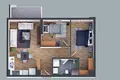2 bedroom apartment 67 m² Turkey, Turkey