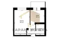 1 room apartment 42 m² Muchaviecki sielski Saviet, Belarus