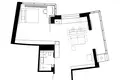 1 room apartment 62 m² Minsk, Belarus