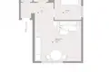 2 room apartment 42 m² Warsaw, Poland