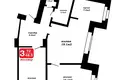 3 room apartment 72 m² Minsk, Belarus