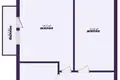 Appartement 2 chambres 42 m² Rakauski sielski Saviet, Bélarus