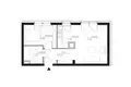 2 room apartment 43 m² Warsaw, Poland