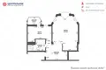 1 room apartment 47 m² Scomyslicki sielski Saviet, Belarus