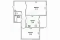 2 room apartment 54 m² Muchaviecki sielski Saviet, Belarus