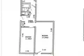 Mieszkanie 2 pokoi 44 m² Mińsk, Białoruś