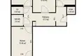 Wohnung 3 zimmer 66 m² Minsk, Belarus