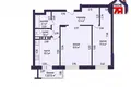 2 room apartment 67 m² Minsk, Belarus